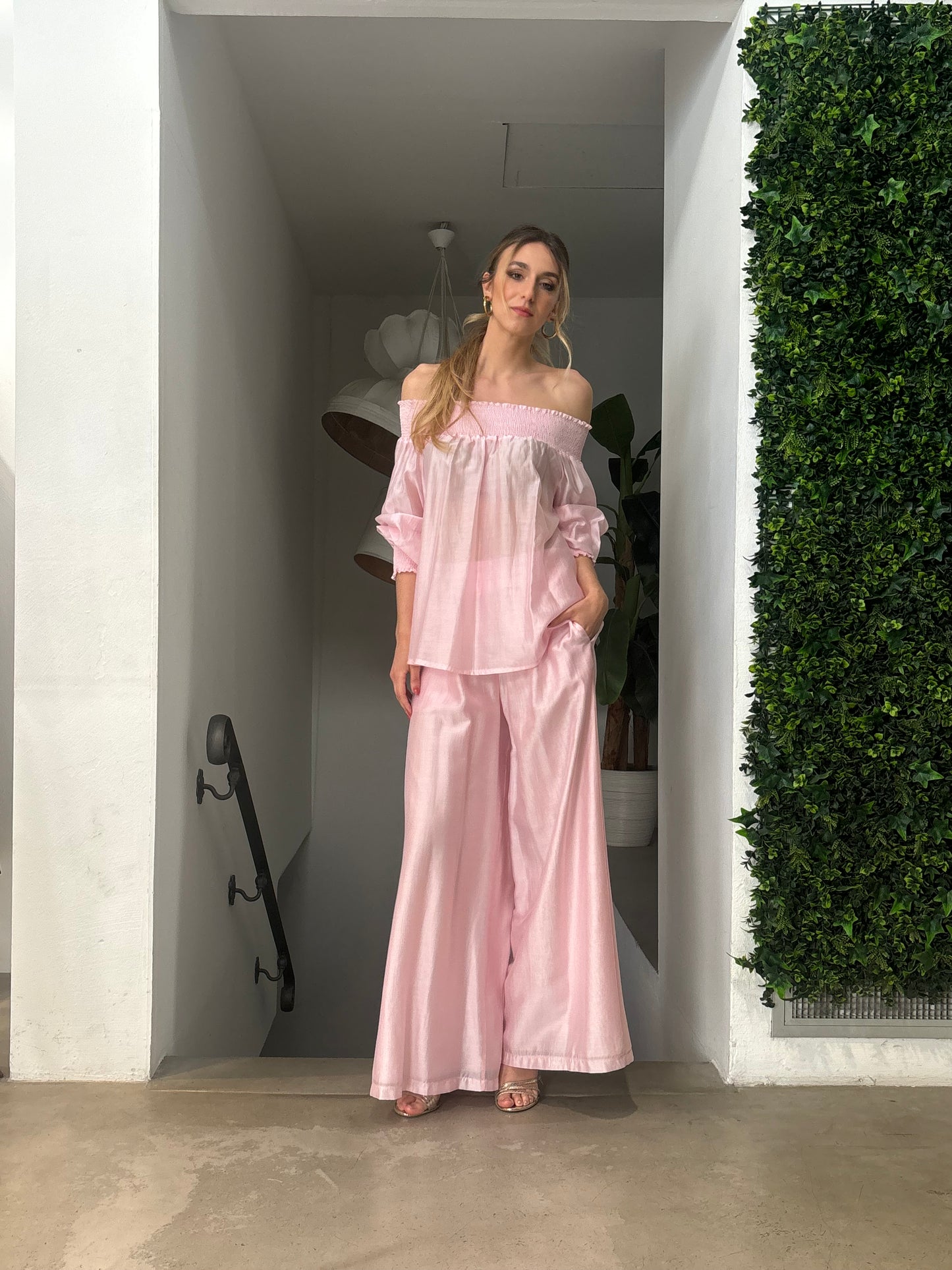 Pantaloni rosa