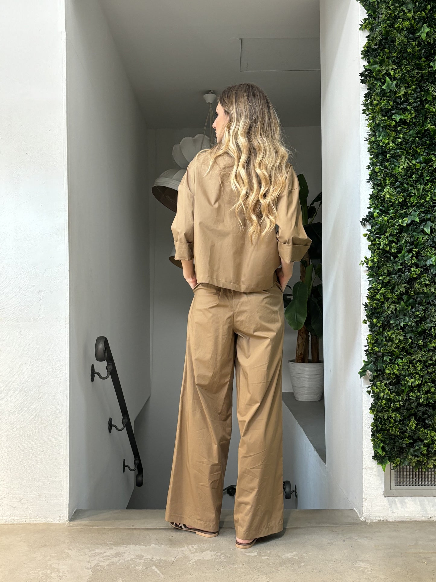 Giacca camicia in cotone