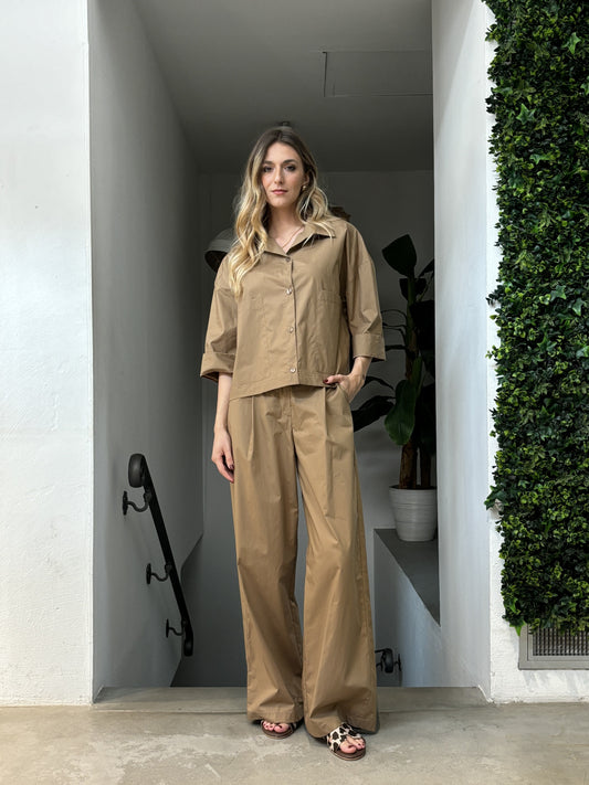 Giacca camicia in cotone