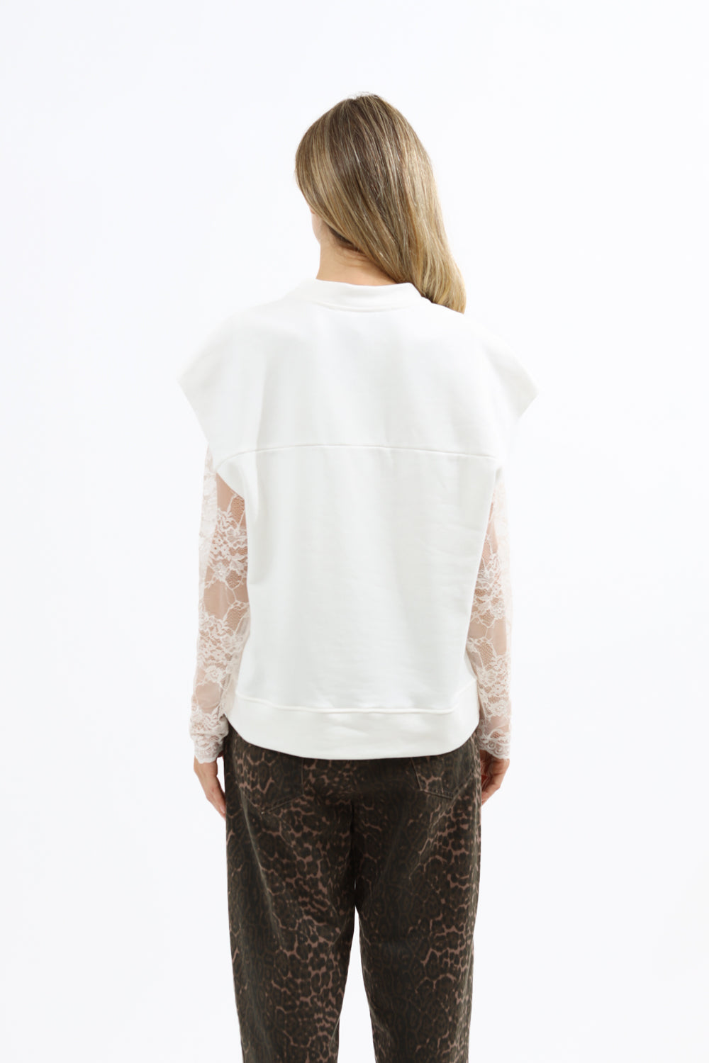 T-Shirt con pizzo